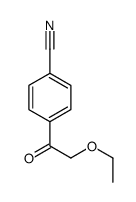 4-(2-ethoxyacetyl)benzonitrile Structure