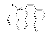 7-oxo-7H-dibenzo[a,kl]anthracene-13-carboxylic acid结构式