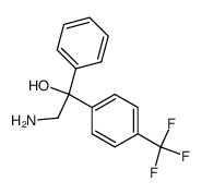 2-Amino-1-(4-trifluormethylphenyl)-1-phenylethanol结构式