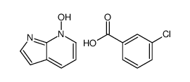 7-Hydroxy-1H-pyrrolo[2,3-b]pyridinium 3-chlorobenzoate Structure