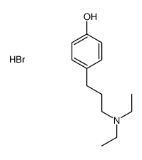 4-[3-(diethylamino)propyl]phenol,hydrobromide Structure