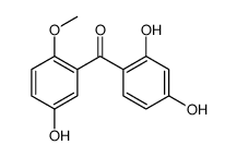 (2,4-dihydroxyphenyl)-(5-hydroxy-2-methoxyphenyl)methanone Structure