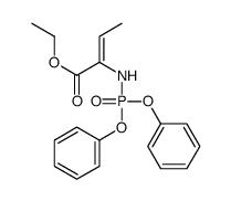 ethyl 2-(diphenoxyphosphorylamino)but-2-enoate Structure