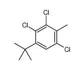 2,3,6-trichloro-4-tert-butyltoluene structure