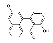 2,8-Dihydroxy-7H-benz[de]anthracen-7-one structure