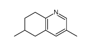 3,6-dimethyl-5,6,7,8-tetrahydroquinoline Structure