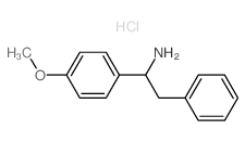 1-(4-methoxyphenyl)-2-phenyl-ethanamine structure