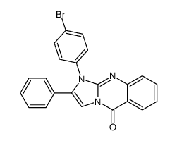 1-(4-bromophenyl)-2-phenylimidazo[2,1-b]quinazolin-5-one结构式