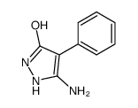 5-amino-4-phenyl-1,2-dihydropyrazol-3-one Structure