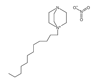 4-dodecyl-1-aza-4-azoniabicyclo[2.2.2]octane,nitrate Structure