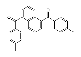 [5-(4-methylbenzoyl)naphthalen-1-yl]-(4-methylphenyl)methanone结构式
