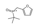 tert-butyl-(furan-2-ylmethyl)-oxophosphanium Structure