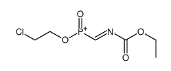 2-chloroethoxy-(ethoxycarbonyliminomethyl)-oxophosphanium结构式