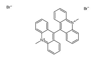 10-methyl-9-(10-methylacridin-10-ium-9-yl)acridin-10-ium,dibromide结构式