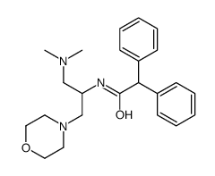 N-[1-(dimethylamino)-3-morpholin-4-ylpropan-2-yl]-2,2-diphenylacetamide结构式