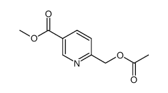 6-(乙酰氧基甲基)烟酸甲酯结构式