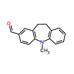 5-Methyl-10,11-dihydro-5H-dibenzo[b,f]azepine-2-carbaldehyde structure