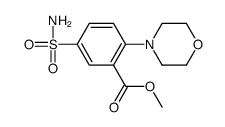 methyl 2-morpholin-4-yl-5-sulfamoylbenzoate Structure