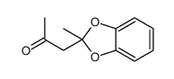 1-(2-methyl-1,3-benzodioxol-2-yl)propan-2-one Structure
