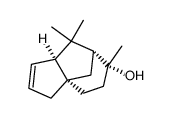 (R)-6,8,8-Trimethyl-4,5,6,7,8,8a-hexahydro-3H-3a,7-methano-azulen-6-ol结构式