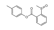 p-tolyl 2-(methylsulfinyl)benzoate Structure