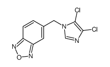 5-[(4,5-dichloroimidazol-1-yl)methyl]-2,1,3-benzoxadiazole结构式