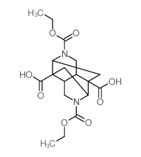 tetrahydro-3,8,4,7-dimethano-[2,6]naphthyridine-2,4,6,8-tetracarboxylic acid 2,6-diethyl ester结构式