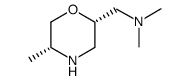 2-Morpholinemethanamine,N,N,5-trimethyl-,(2S,5R)-(9CI) Structure