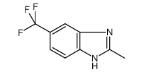 2-METHYL-5-TRIFLUOROMETHYL-1H-BENZIMIDAZOLE structure