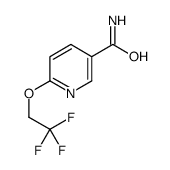 6-(2,2,2-TRIFLUOROETHOXY)NICOTINAMIDE结构式