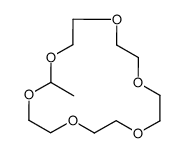 2-methyl-1,3,6,9,12,15-hexaoxacycloheptadecane Structure