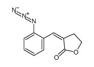 3-[(2-azidophenyl)methylidene]oxolan-2-one Structure