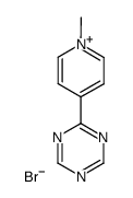 1-methyl-4-(2-sym-triazinyl)pyridinium bromide结构式