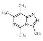 1,2,4-Triazolo[4,3-c]pyrimidine,3,5,7,8-tetramethyl- Structure