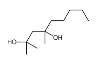 2,4-dimethylnonane-2,4-diol Structure