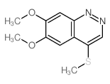 6,7-dimethoxy-4-methylsulfanyl-cinnoline Structure