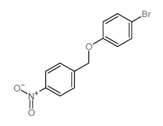 1-bromo-4-[(4-nitrophenyl)methoxy]benzene Structure