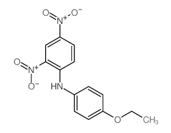 Benzenamine, N-(4-ethoxyphenyl)-2,4-dinitro- Structure