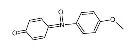 4-methoxy-N-(4-oxocyclohexa-2,5-dienylidene)benzenamine oxide Structure