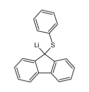 9-phenylthiofluoren-9-yl-lithium Structure