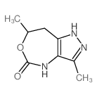3,8-dimethyl-4-oxa-6,9,10-triazabicyclo[5.3.0]deca-7,10-dien-5-one结构式