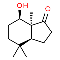 1H-Inden-1-one,octahydro-7-hydroxy-4,4,7a-trimethyl-,(3aR,7S,7aR)-rel-(9CI) structure