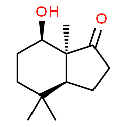 1H-Inden-1-one,octahydro-7-hydroxy-4,4,7a-trimethyl-,(3aR,7S,7aR)-rel-(9CI)结构式