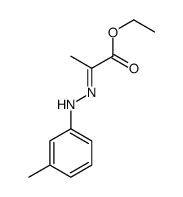 ethyl 2-[(3-methylphenyl)hydrazinylidene]propanoate结构式