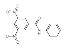 3,5-dinitro-N-phenyl-benzamide结构式