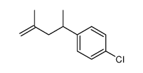 1-Chloro-4-(1,3-dimethyl-3-butenyl)benzene结构式