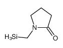 1-(silylmethyl)pyrrolidin-2-one结构式