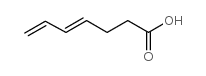 hepta-4,6-dienoic acid Structure