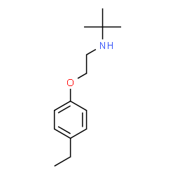 2-Propanamine,N-[2-(4-ethylphenoxy)ethyl]-2-methyl-(9CI) Structure