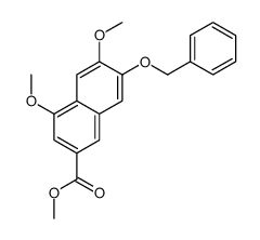 Methyl 7-(benzyloxy)-4,6-dimethoxy-2-naphthoate Structure